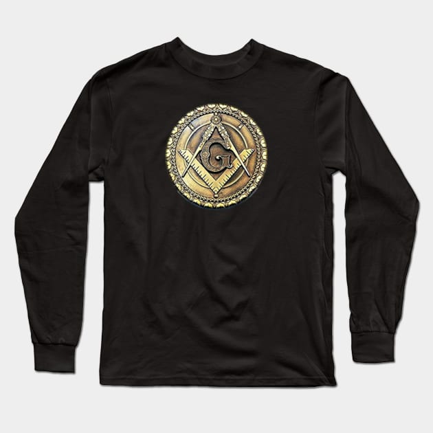 Masonic 3 Long Sleeve T-Shirt by Dr. Mitch Goodkin